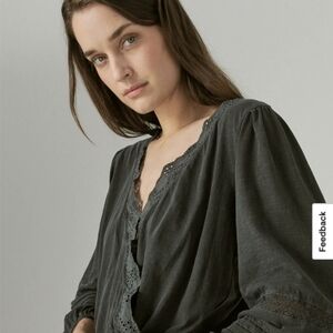 Lucky Brand Black Blouse